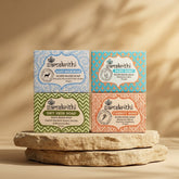 Samskrithi Naturals Variety Pack of Soaps Set | Goat Milk, Dry Skin, Carrot, and Baby Soap Set For Men and Womens | 100% Ayurvedic | No Side Effect Plant Base (Pack of 4)