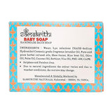 Samskrithi Naturals Baby Soap 125g, Gentle Cleansing for Delicate Skin (Pack of 3)