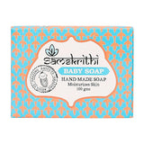 Samskrithi Naturals Variety of Soaps | Goat Milk Soap, Carrot Soap, and Baby Soap for Men & Women's Combo | Gentle Skincare Trio | Pack of 3