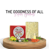 Samskrithi Naturals Anti Acne Face Soap Bar For Remove Acne Blemishes, Scars, Pimples, Dark Spots | Pack of 2x50g |Clear and Radiant Skin | for All Skin Types