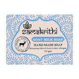 Samskrithi Naturals Variety Pack of Soaps Set | Goat Milk, Dry Skin, Carrot, and Baby Soap Set For Men and Womens | 100% Ayurvedic | No Side Effect Plant Base (Pack of 4)
