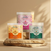 Samskrithi Naturals Complete Natural Care Trio Pack | Hair Conditioning Pack, Face Pack & Body Scrup Powder for Men & Women's (Pack of 3)