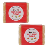 Samskrithi Naturals Anti Acne Face Soap Bar For Remove Acne Blemishes, Scars, Pimples, Dark Spots | Pack of 2x50g |Clear and Radiant Skin | for All Skin Types