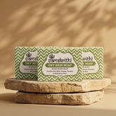 Samskrithi Naturals Dry Skin Soap | 100% Natural Bath Soap Bar | Nourishing & Moisturizing | Sulphates Free, Parabens Free & No Harsh Chemicals | Bar for Eczema and Itchy Skin 125g (Pack of 3)