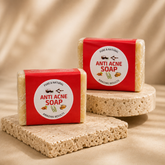Samskrithi Naturals Anti Acne Face Soap Bar For Remove Acne Blemishes, Scars, Pimples, Dark Spots | Pack of 2x50g |Clear and Radiant Skin | for All Skin Types