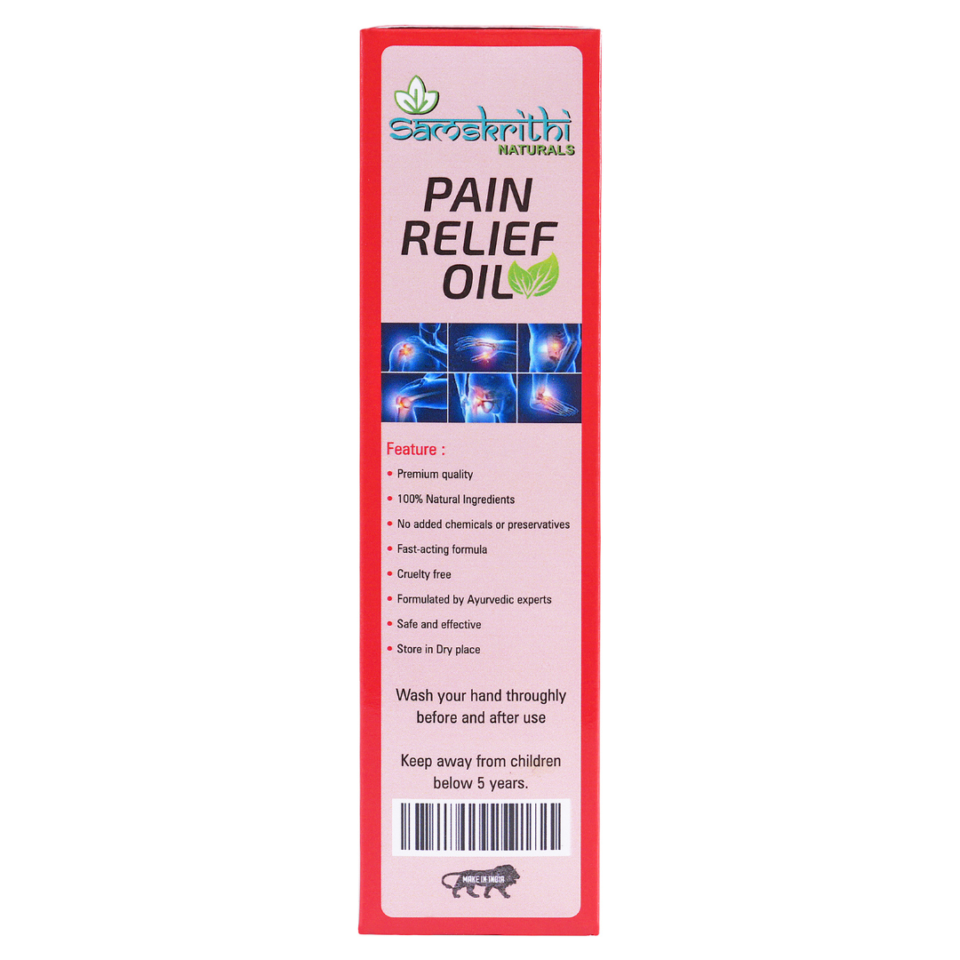 Pain Relief Oil(100ML) - 100% Natural | Samskrithi Naturals