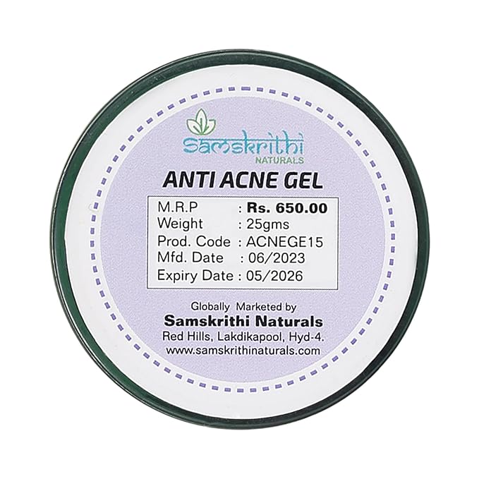 Samskrithi natural Anti Acne Gel 25g