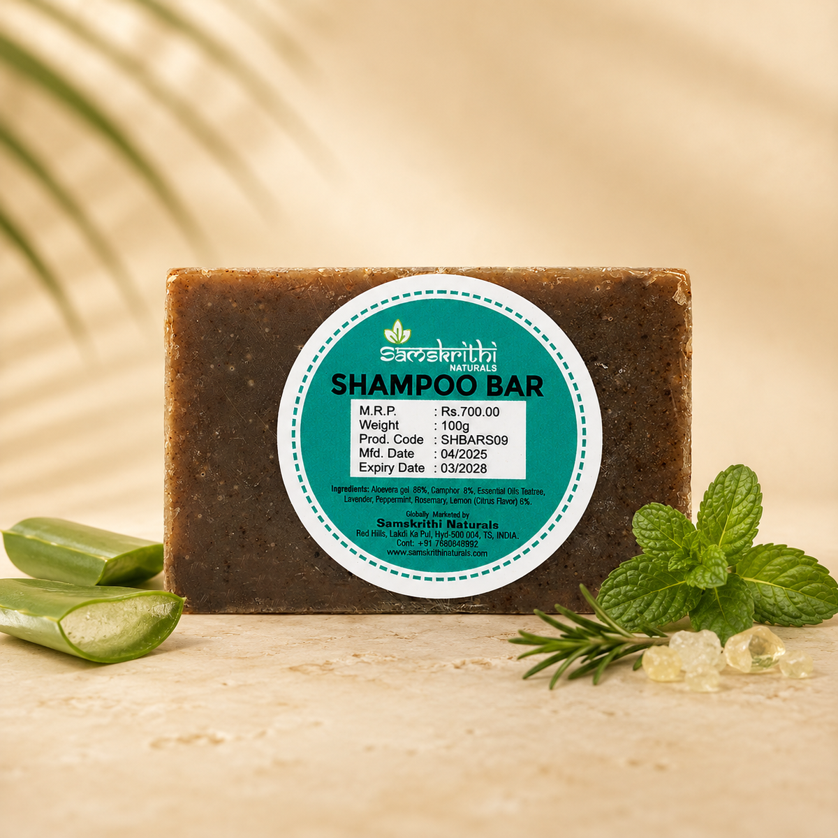 Samskrithi Naturals Shampoo Bar