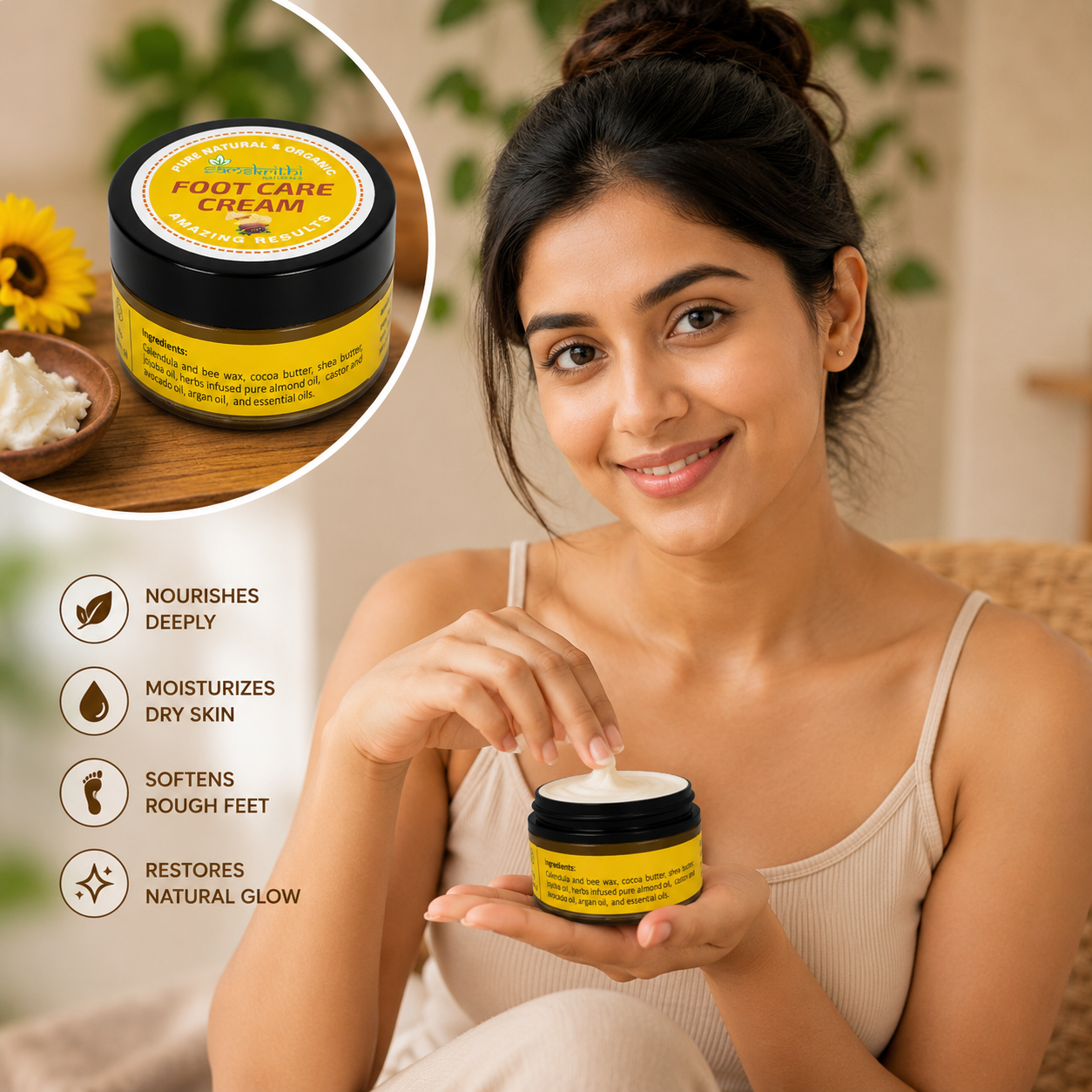 Samskrithi Naturals Foot Care Cream