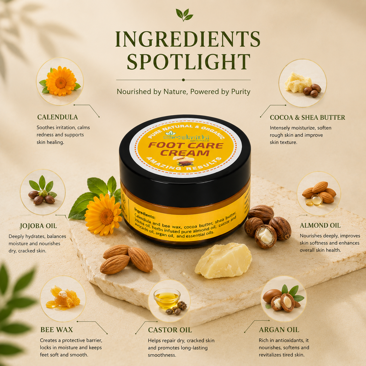 Samskrithi Naturals Foot Care Cream
