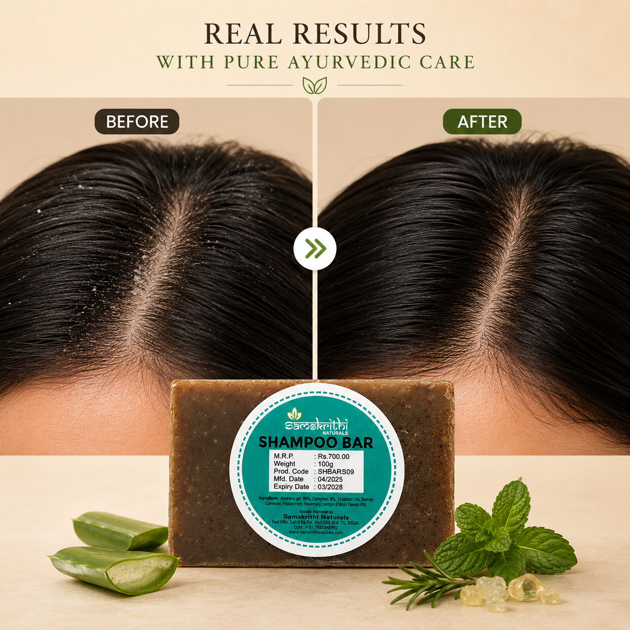 Samskrithi Naturals Shampoo Bar