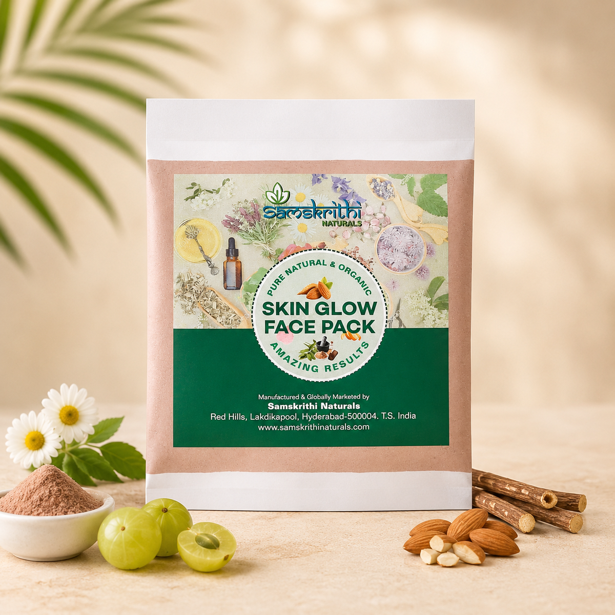 Samskrithi Naturals Skin Glow Face Pack