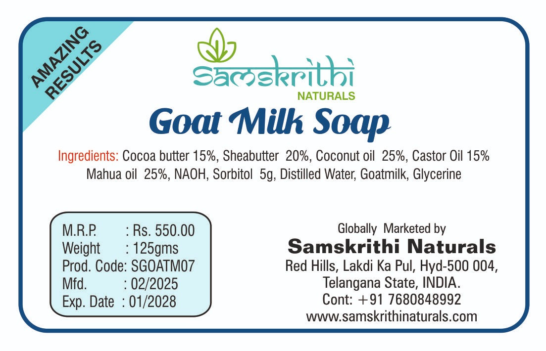 Goat Milk Soap 125gm