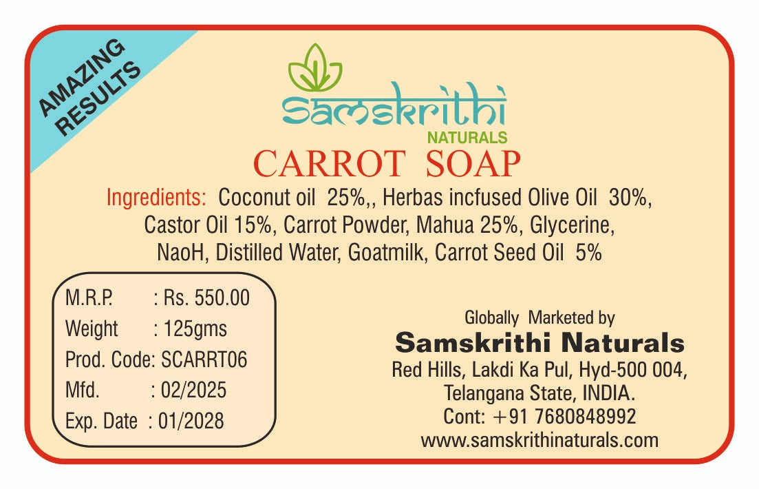 Carrot Soap