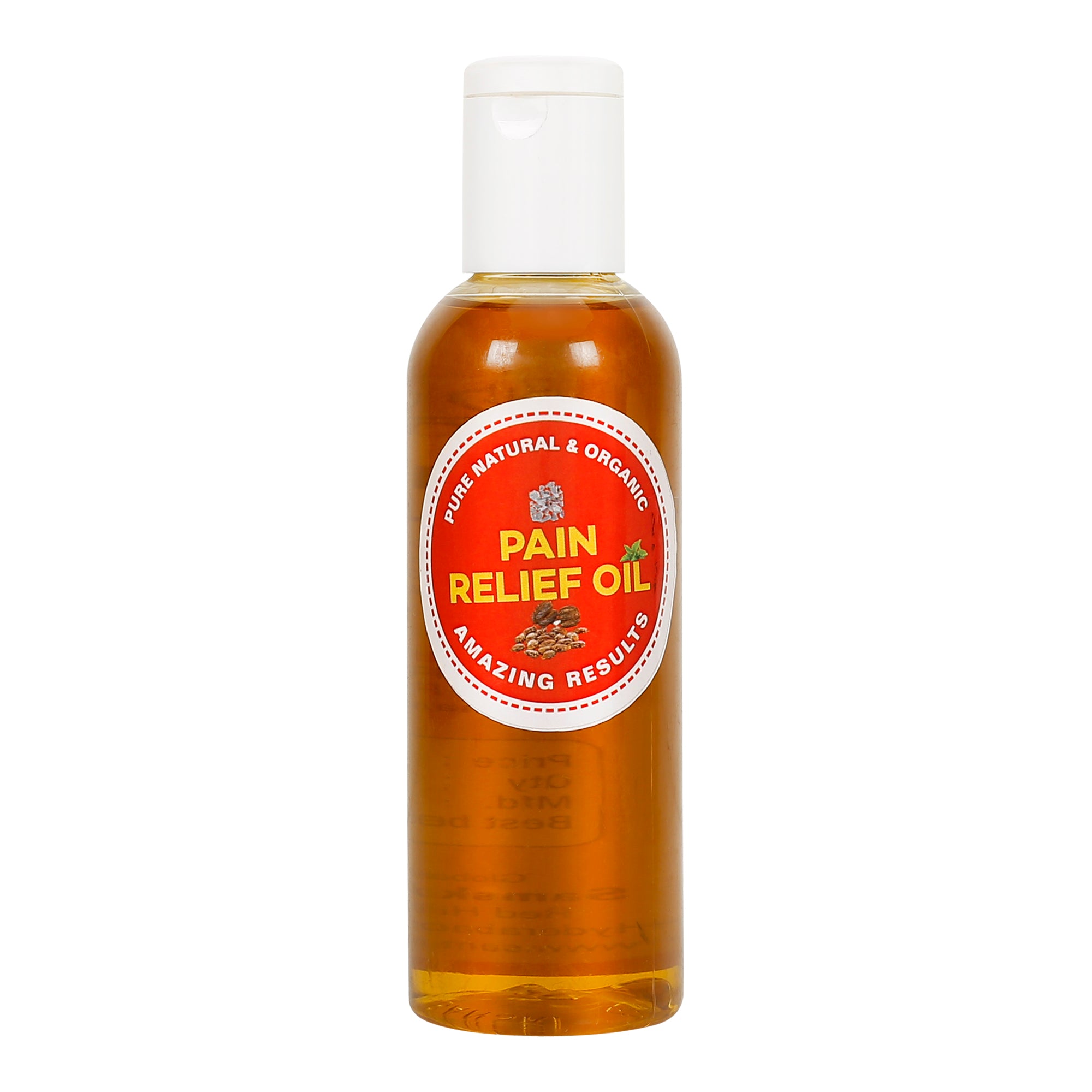 Samskrithi Naturals Pain Relief Oil – 100% natural blend for back, neck, and muscle pain relief. 100ml bottle.